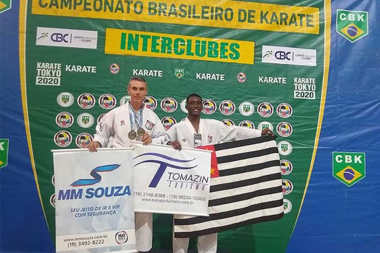 Edison Zuin conquista duas medalhas de ouro no Brasileiro de Karatê