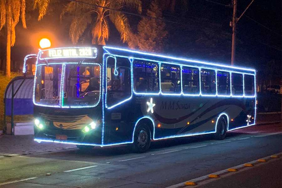 Ônibus de Natal da MM Souza já está nas ruas